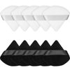 10 Pieces Pure Powder Puff Face Triangle Soft Makeup Powder Puff for Loose Powder Mineral Powder Body Powder Makeup Tool
