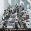 YEIBOBO ! Special Forces Mini Action Figure with Military Weapons and Accessories (Flying Tigers Team XJ-822)