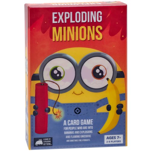 Exploding Minions by Exploding Kittens - A Russian Roulette Card Game, Easy Family-Friendly Party...