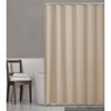 Maytex Norwich Textured Fabric Shower Curtain or Liner, 70x72, Beige