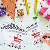 DLUGOPIS 10 Pcs Race Party Tickets with Lanyards Invitations Race Car Birthday Party Supplies Racing Theme Party Favors Gamer Party Vip Pass Accessories for Kids