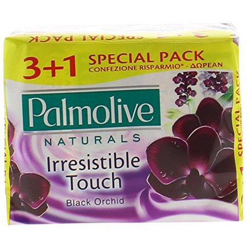 Palmolive"Irresistible Touch" Black Orchid Bar Soap 4pz x 90g