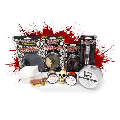 Bloody Mary DELUXE Zombie Makeup In A Coffin Kit