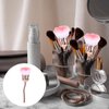 Rose Makeup Brushes Dust Brush For Nails Rose Nail Dust Brush Acrylic Nail Arts Manicure Dust Cleaner Brush Pink Soft Nail Art Dust Powder Brush Blush Brush For Nail Salon And Household Use