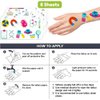 Science Temporary Tattoos Themed Birthday Party Supplies Favors Decorations Chemistry Research Scientific Cute 96PCS Tattoos Stickers Funny for Kids Girls Teens School Classroom Rewards Gifts Ideal