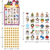 Christmas Bingo Game 24 Players for Kids Die Cut Santa Claus Bingo Xmas Party Game Activities Holiday Party Favors