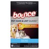 Bounce Pet Hair and Lint Guard Mega Dryer Sheets, Fresh Scent, 80 ct