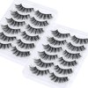 BYUVEVSR Eyelashes Cat Eye Lashes 16mm Cluster False Eyelashes Long 8D Volume Wispy Mink Lashes 12 Pairs Pack（816）