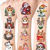 65 PCS Cat Temporary Tattoos for Party Supplies, Cat Tattoo Stickers for Birthday Parties, Chistmas Tattoos Party Favor, Waterproof Birthday Halloween Tattoos. (Cat)