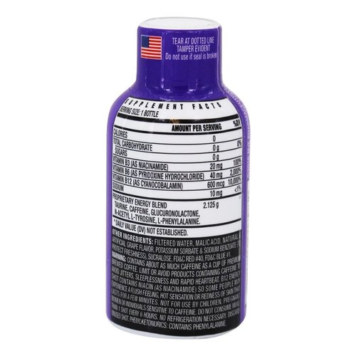 Stacker 2 Grape B12 Energy Shot, 2oz (12 Pack)