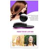 HairComb - Detangler Hair Brush for Kids, Toddler, Adults - Wet & Dry Brush- Gentle on Hair & Scalp with Flexible Soft Bristles and 360° Rotating Handle, Suitable for All Hair Types (Purple)