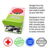 GAMAGO Strawberry Bandages for Kids & Kidults - Set of 18 Individually Wrapped Self Adhesive Bandages - Sterile, Latex-Free & Easily Removable - Funny Gift & First Aid Addition