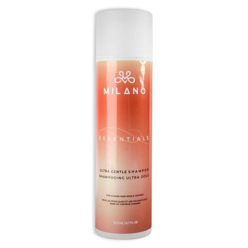 MILANO COLLECTION Essentials Ultra Gentle Shampoo for Wigs, Mild Wigcare Shampoo for Human Hair Wigs, Toppers, Hair Pieces, & Hair Extensions Lightweight Nourishing Cleanser, Premium Wig Care Products