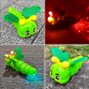 Tipmant Baby Toddler Electric Caterpillar Toy Cute Electronic Vehicle Car Animal Automatic Driving, 360‌° Rotation, Music, Dazzling Light Kids Birthday Gifts