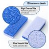 Slick- Pumice Stone for Feet Callus Remover, 4 Pack, 2 Colors, Foot Scrub for Pedicure, Foot Stone Pumice, Callus Remover for Feet, Foot Callus Remover, Feet Scrubber Dead Skin, Foot Pumice Stone