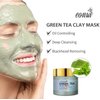 Eonia Turmeric Clay Mask - Green Tea Detox Clay Mask - Dead Sea Minerals Mud Mask, Spa Facial Mask Set, 2.5 oz each