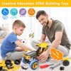 Wanonoo STEM Toys for 5 6 7 8+ Year Old Boy Birthday Christmas Idea Gift, 10 in 1 Electric Building Toys Kids Ages 4-8 5-7 6-8, Educational Erector Sets Construction Science Kit 4-6 4-7 Creative Games