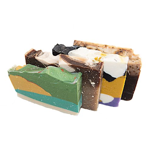 Morning Energy Soap Collection - 4(Four) 2Oz Guest Bars, Sample Size Soap -Natural Handmade Soaps...