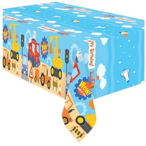 Treasures Gifted Officially Licensed Blippi Birthday Party Supplies - Pack of 1 - Blippi Tableclo...