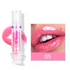 Grospe Lip Plumper, Lip Plumper Gloss with Chili Extract Ultra-Hydrating & Nourishing Smooth and Define Your Lips Naturally Glossy Finish Fuller Natural Lip Gloss for Women Girls (2PCS, #05#06)