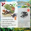 DIY Dinosaur Toys Gifts for Kids 3-5-7, 12 Realistic Dinosaurs Figures & 3 Sets Take Apart STEM Construction Building Toys with Electric Drill,Xmas Stocking Stuffer Toys for 3 4 5+ Year Old Boy Girl
