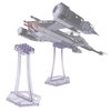 Display Stand for LEGO 75292 75315 75300 TIE Fighter, 75325 Mandalorian N-1 Starfighter Kit, for Plane Building Brick Toys etc. Angle Display, Plastic Transparent Display Stand only.