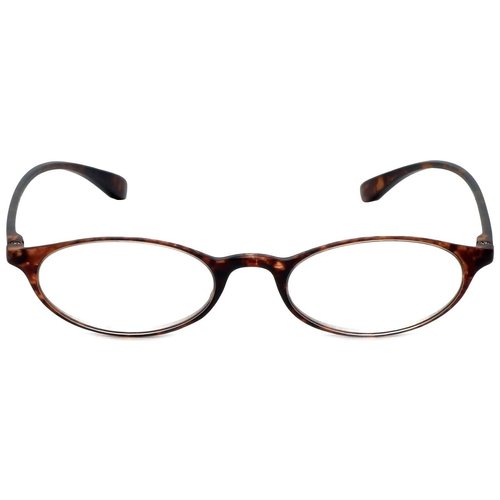 Calabria 719 Flexie Oval Reading Glasses +1.75 Tortoise Men/Women Bendable One Power Readers TR90 Flexible