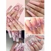 Nail Art Rhinestones Kit Glass Gems for Nails Pink Crystal Nail Gems Stones Flatback, Wsimily 1620 Pcs Shiny Mixed Nail Rhinestones Beads for DIY Manicure Craft with Tweezer Storage Box Picker Pencil