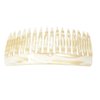 French Amie Ivory Cream 16 Teeth Handmade Medium Celluloid Acetate Side Hair Comb