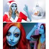 Go Ho Light Blue Face Body Paint Washable(2.37 oz,70 ml),Water Based Cream Pale Blue Face Paint,Blue Body Paint for Halloween Costumes Festivals Cosplay SFX Corpse Bride Sally Makeup