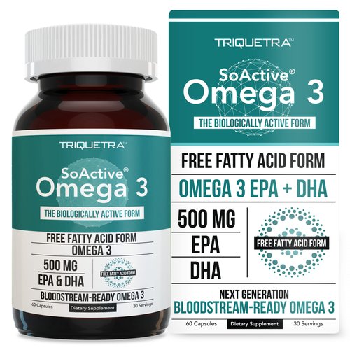 SoActive® Omega 3 EPA &amp; DHA | Free Fatty Acid Form Omega 3 | Near Perfect Absorption – Up to 95% ...