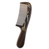 TAN MUJIANG Hair Comb for Women Natural Wood Antistatic Koi Carp 1pc