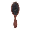 WeiLa Anti-Static Hair Brush Oval, Stainless-Steel Bristles Detangler for Wigs & Hair, ABS Handle (Jasper Red)