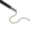Juvale 3 Pack Desk Pen with Chain - Adhesive Security Pen Holder - 26" Long Chain for Business Counter, Front Desk, Reception, Bank, Hotel (0.5mm Black Ballpoint Pen)