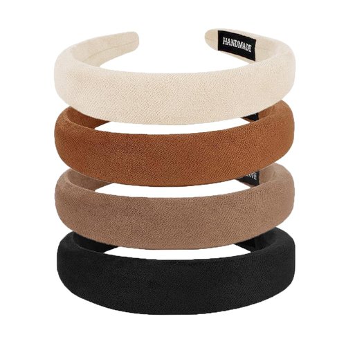 fenshine Headband for Women,Non-slip 4Pcs Wide Headbands Fashion for women and girl, Thick Hair Head Bands Diademas Para Mujer De Moda Hair Accessories…
