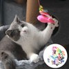 Mipcase 100pcs Cat Spring Toys, Colorful Spring Cat Toys Interactive Cat Toys for Indoor Cats Plush Spiral Springs Cat Toy for Cats Kittens