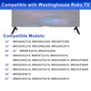 TV Stand for Westinghouse Smart Roku TV Legs, TV Stand Legs for 24 32 40 42 43 50 55 58 65 Inch Westinghouse TV - WR24HX2210 WR32HX2019 WR40FX2019 WR43UX4210 WR50UT4210 WR55UX4210 WR58UX4019 wr Screws