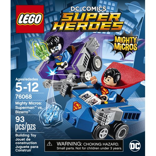 LEGO Super Heroes Mighty Micros: Superman Vs. Bizarro 76068 Building Kit