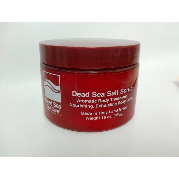 Holiday Stocking Stuffers Dead Sea Spa Care, 16 oz Dry Dead Sea Salt Scrub, Dead Sea Products