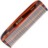 Kent 12T All Coarse Hair Detangling Comb Wide Teeth Pocket Comb for Thick Curly Wavy Hair. Hair Detangler Comb for Grooming Styling Hair, Beard and Mustache. Saw-Cut Hand Polished. Handmade in England