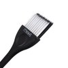 Hair Colouring Tool Set - Wide Hair Colouring Brush with Soft bristles and Double Row Design. Mini Hair Colour Cream Stirrer, Pointed Tail Comb. (Black, Black + White Bristles Set B)…