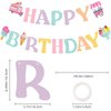 Ice Cream Birthday Party Decorations Ice Cream Party Birthday Banner Happy Birthday Banner Sign for Girls 1st 2nd 3rd Ice Cream Banner Sweet Bunting Garland Summer Birthday Party Supplies