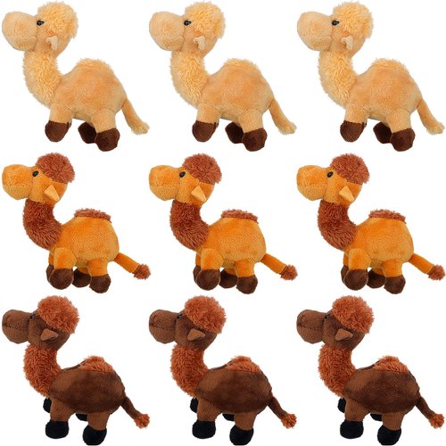 Sosation 9 Pack Camel Stuffed Animal Camel Plush Cute Camel Doll Toy Soft Small Stuffed Camel Han...