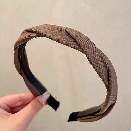 SMYAXUNW Thick braided hairband for girls fashionable braided braided hairband non-slip braided hair band braided styling hair accessories