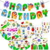 Insect Birthday Party Decorations Bugs Party Plates and Napkins Bugs Party Decorations Garden Birthday Party Decorations Caterpillar Ladybug Birthday Banner