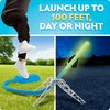 Blue Marble National Geographic Air Rocket Launcher Toy - Launch Glow in The Dark Rockets up to 100 Feet, Kids Outdoor Toys, Toys for Kids 8-12, Glow in The Dark Toys, Rocket Kit, Fun Outdoor Toys