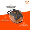 Shock Doctor Ventilated Mouth Guard Case, Universal Storage for Adult & Youth Sizes, Orange