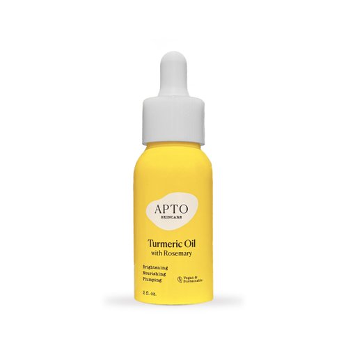 APTO Turmeric Oil w/Rosemary: Brightening & Moisturizing Facial Oil for Skin that's Dewy, Plump & Glowing, 2 fl. oz.