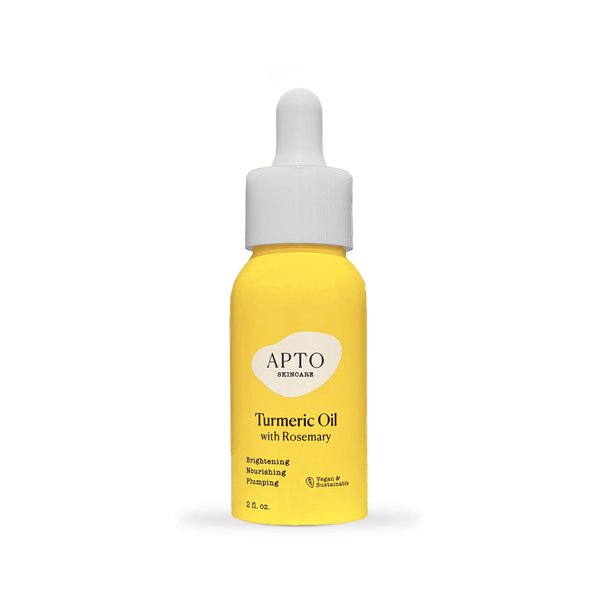 APTO Turmeric Oil w/Rosemary: Brightening & Moisturizing Facial Oil for Skin that's Dewy, Plump & Glowing, 2 fl. oz.