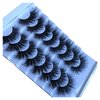 GMAGICTOBO False Eyelashes Fluffy Wispy False Lashes Dramatic Faux 3D Mink Lashes Thick Volume Long Soft Strip Eye Lashes Pack 8 Pairs